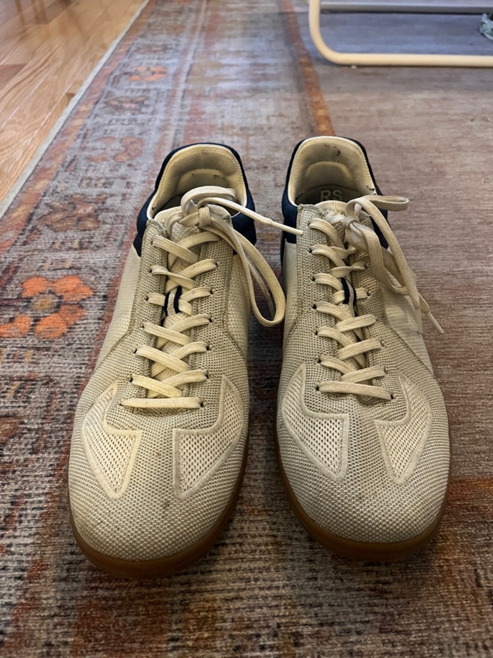 Men's Rothy's RS01 Beige Knit Sneakers